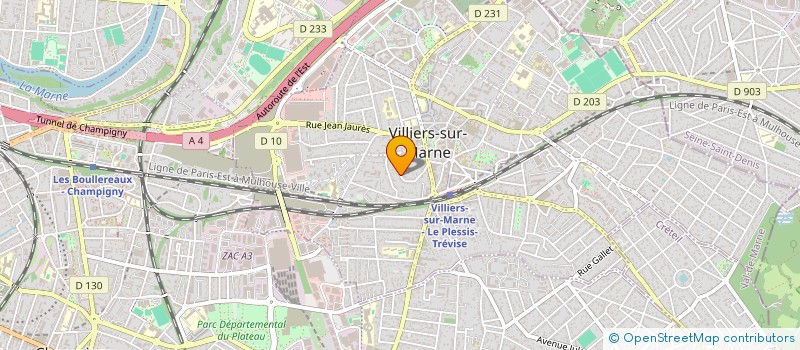 localisation de l'entreprise MONSIEUR DAVID LOISEAU  VILLIERS-SUR-MARNE