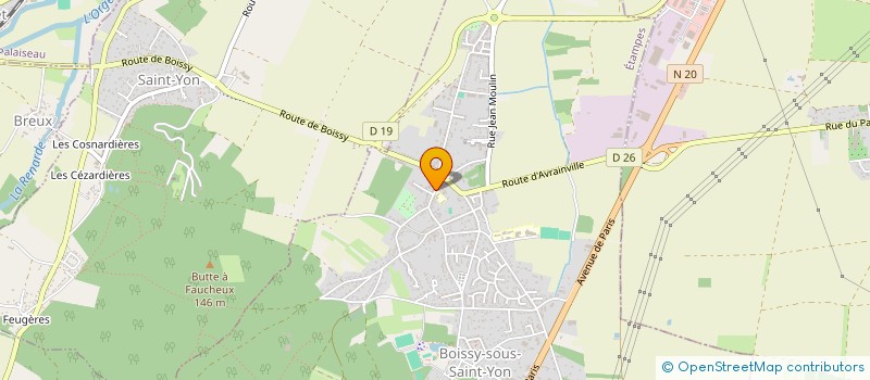 localisation de l'entreprise MONSIEUR DAVID LOISEAU  BOISSY-SOUS-SAINT-YON