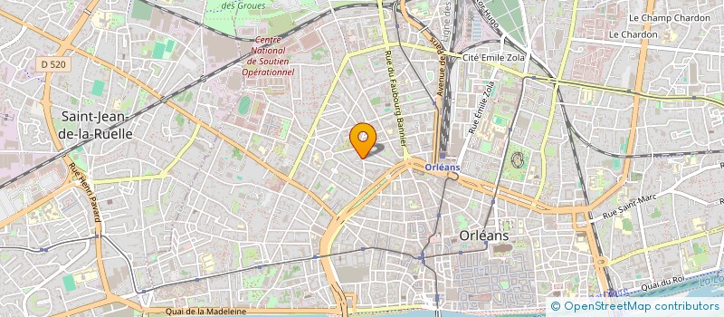 localisation de l'entreprise MONSIEUR DAVID LOISEAU  ORLEANS
