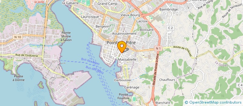 localisation de l'entreprise MONSIEUR DAVID LOLLIA à POINTE-A-PITRE