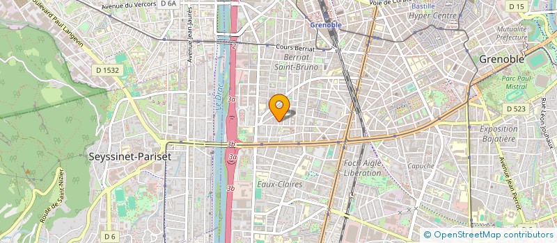 localisation de l'entreprise MONSIEUR DAVID LOMBARD à GRENOBLE