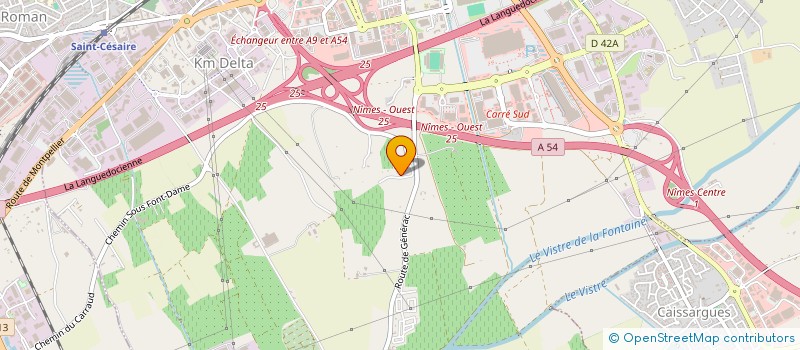 localisation de l'entreprise MONSIEUR DAVID LOMBARD  COURTHEZON