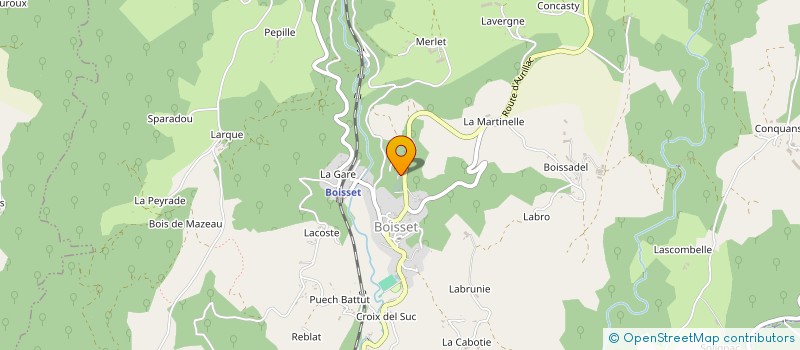 localisation de l'entreprise MONSIEUR DAVID LOOCK à BOISSET