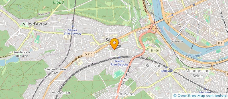 localisation de l'entreprise MONSIEUR DAVID LOPES  SEVRES
