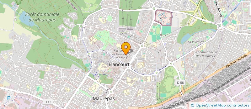 localisation de l'entreprise MONSIEUR DAVID LOPES  ELANCOURT