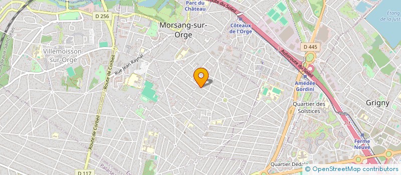 localisation de l'entreprise MONSIEUR DAVID LOPES  MORSANG-SUR-ORGE