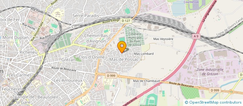 localisation de l'entreprise MONSIEUR DAVID LOPEZ  NIMES