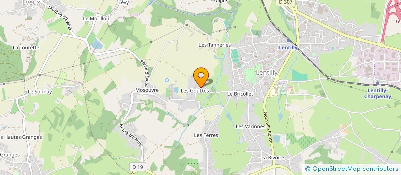 localisation de l'entreprise MONSIEUR DAVID LOPIN  LENTILLY