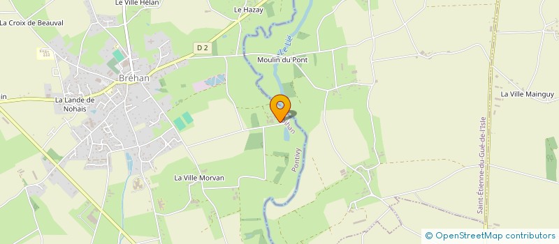 localisation de l'entreprise MONSIEUR DAVID LORAND  BREHAN