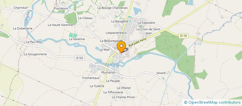 localisation de l'entreprise MONSIEUR DAVID LORNAC à BELABRE