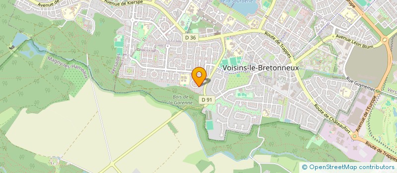 localisation de l'entreprise MONSIEUR DAVID LOUCANO à VOISINS-LE-BRETONNEUX