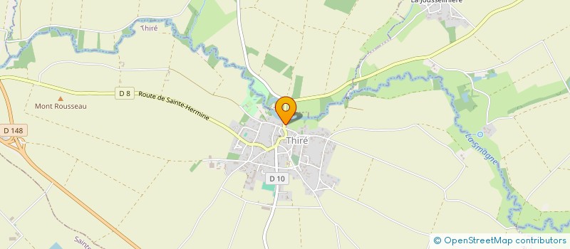 localisation de l'entreprise MONSIEUR DAVID LOUCHARD  THIRE