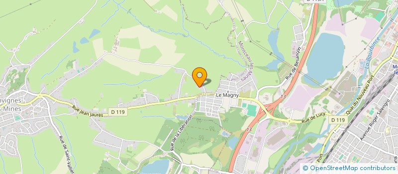 localisation de l'entreprise MONSIEUR DAVID LOUDOT  SANVIGNES-LES-MINES