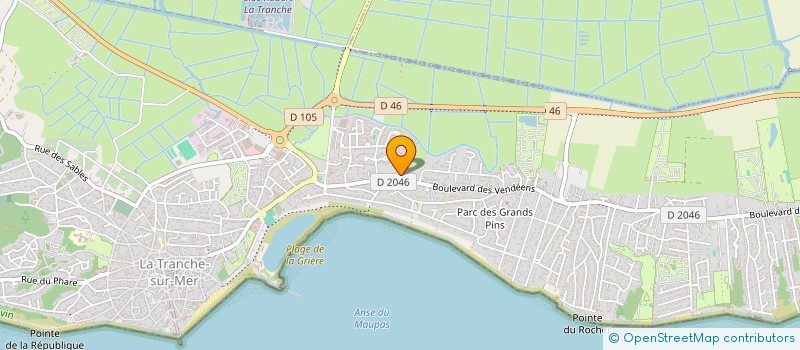 localisation de l'entreprise MONSIEUR DAVID LOUINEAU à LA TRANCHE-SUR-MER