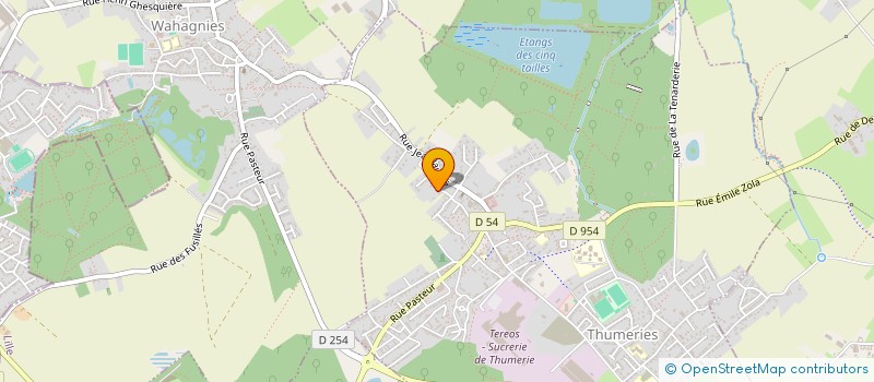 localisation de l'entreprise MONSIEUR DAVID LOUIS-JOSEPH  THUMERIES