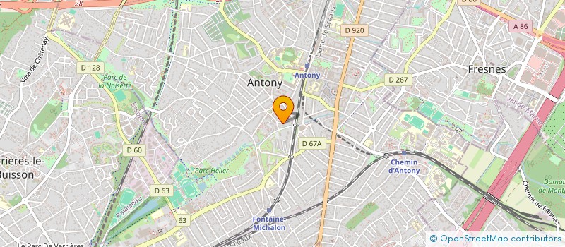 localisation de l'entreprise MONSIEUR DAVID LOZANO à ANTONY