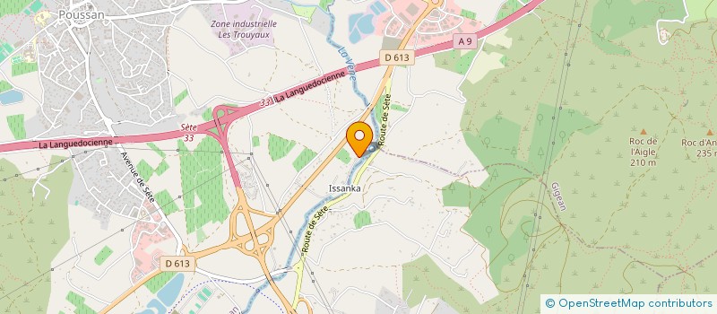 localisation de l'entreprise MONSIEUR DAVID LUCAS  POUSSAN