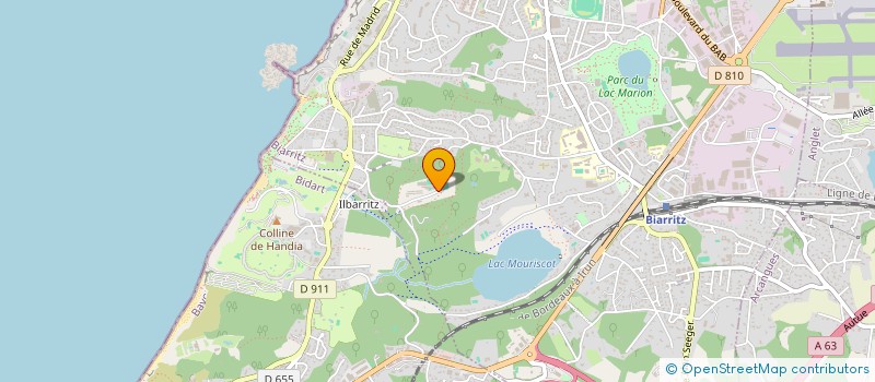 localisation de l'entreprise MONSIEUR DAVID LUCAS à BIARRITZ