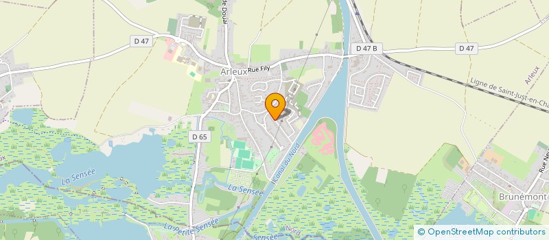 localisation de l'entreprise MONSIEUR DAVID LUCAS  ARLEUX