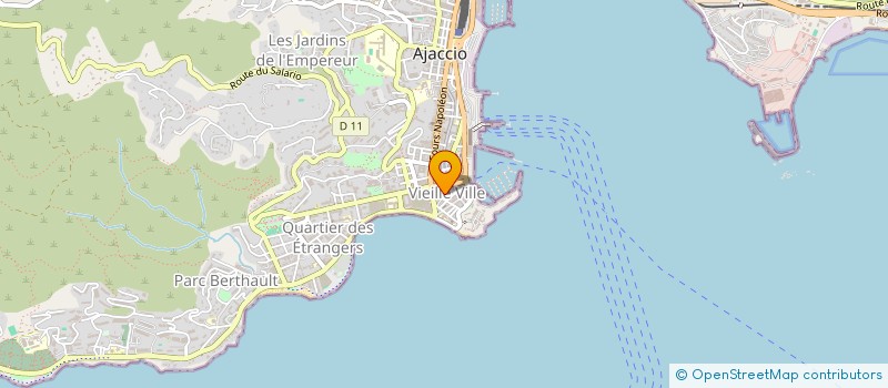 localisation de l'entreprise MONSIEUR DAVID LUCENA à AJACCIO