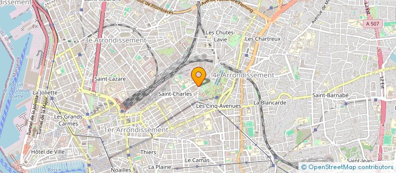 localisation de l'entreprise MONSIEUR DAVID LUCHARD à MARSEILLE