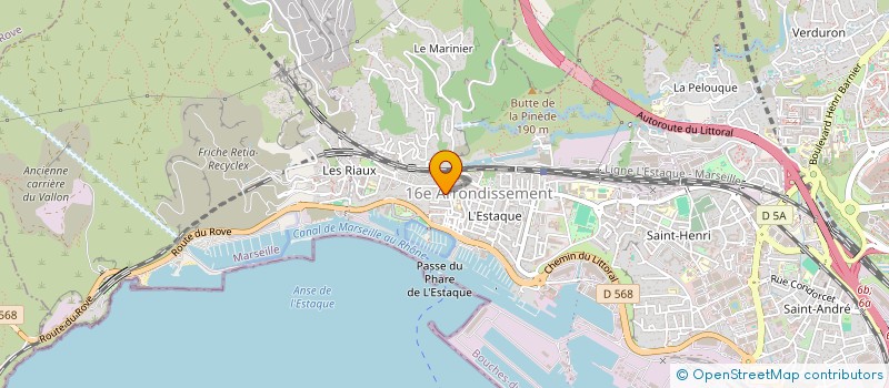 localisation de l'entreprise MONSIEUR DAVID LUCINI  MARSEILLE