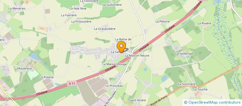 localisation de l'entreprise MONSIEUR DAVID LUGAND à CARQUEFOU