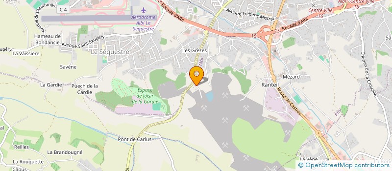 localisation de l'entreprise MONSIEUR DAVID LUSBEC à ALBI