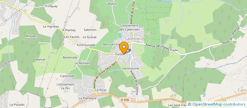 localisation de l'entreprise MONSIEUR DAVID LUSSAC  SALLEBUF