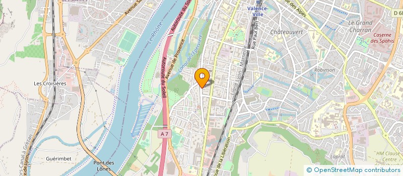 localisation de l'entreprise MONSIEUR DAVID LUSSAC  VALENCE