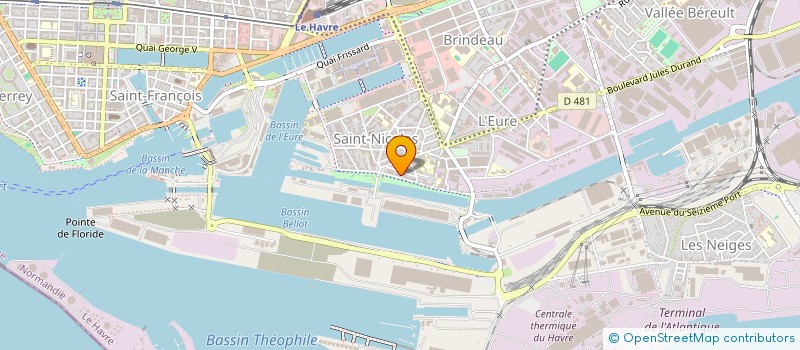 localisation de l'entreprise MONSIEUR DAVID MABILLE à LE HAVRE