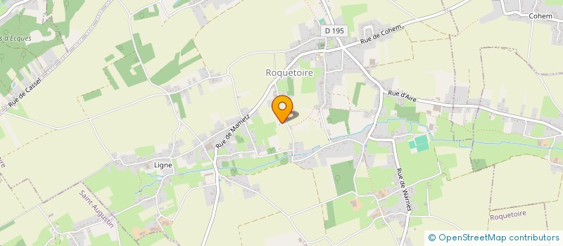 localisation de l'entreprise MONSIEUR DAVID MACAIRE  ROQUETOIRE