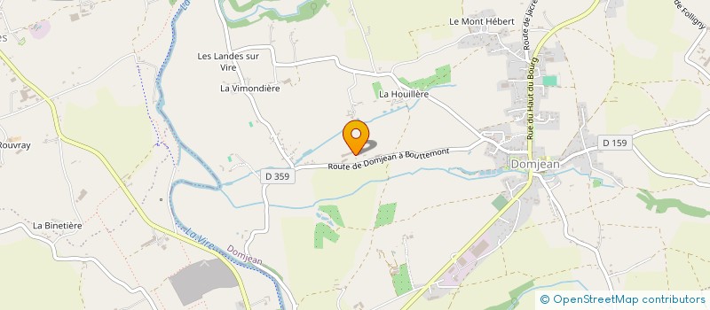 localisation de l'entreprise MONSIEUR DAVID MACAIRE à DOMJEAN