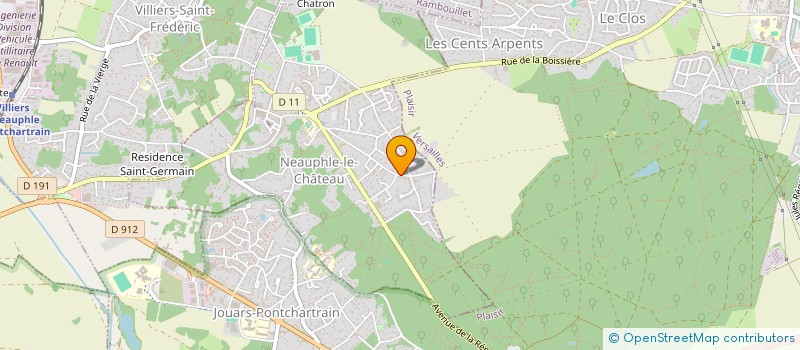 localisation de l'entreprise MONSIEUR DAVID MACE  NEAUPHLE-LE-CHATEAU