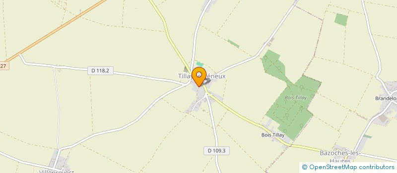localisation de l'entreprise MONSIEUR DAVID MACHADO à TILLAY-LE-PENEUX