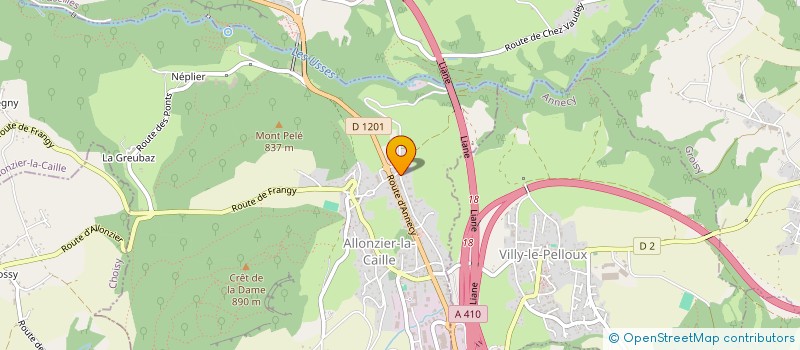 localisation de l'entreprise MONSIEUR DAVID MACHADO GOMES  ALLONZIER-LA-CAILLE