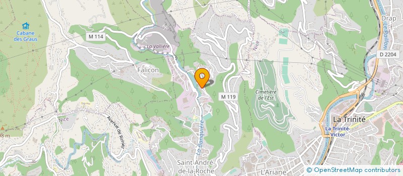 localisation de l'entreprise MONSIEUR DAVID MAGGI  SAINT-ANDRE-DE-LA-ROCHE