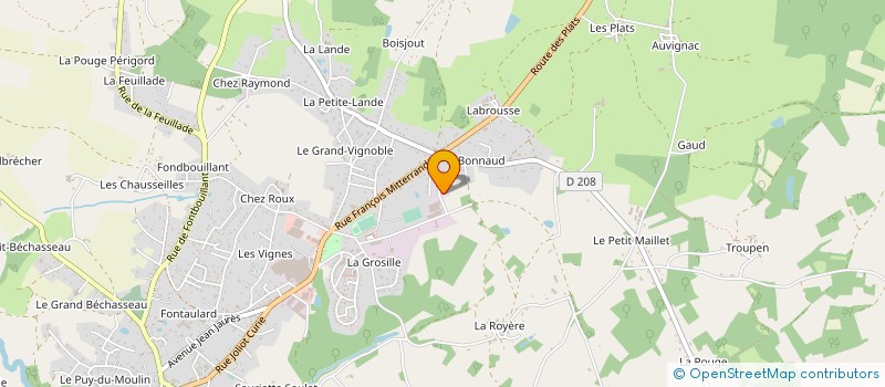 localisation de l'entreprise MONSIEUR DAVID MAGNENOU à ROCHECHOUART