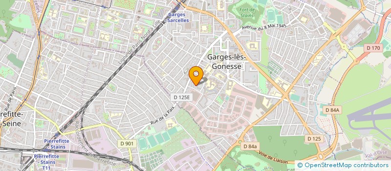 localisation de l'entreprise MONSIEUR DAVID MAHE  GARGES-LES-GONESSE