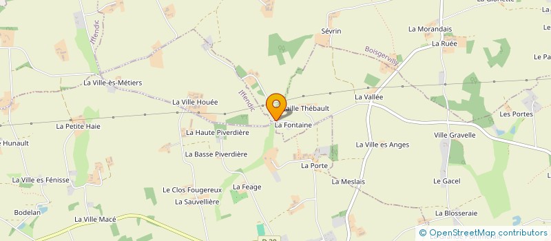 localisation de l'entreprise MONSIEUR DAVID MAHE  IFFENDIC