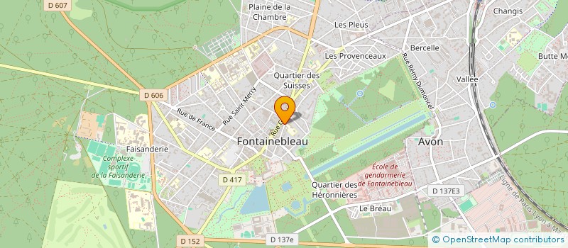 localisation de l'entreprise MONSIEUR DAVID MAHUT à FONTAINEBLEAU