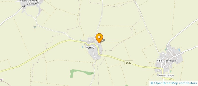 localisation de l'entreprise MONSIEUR DAVID MAILLARD  PERCENEIGE