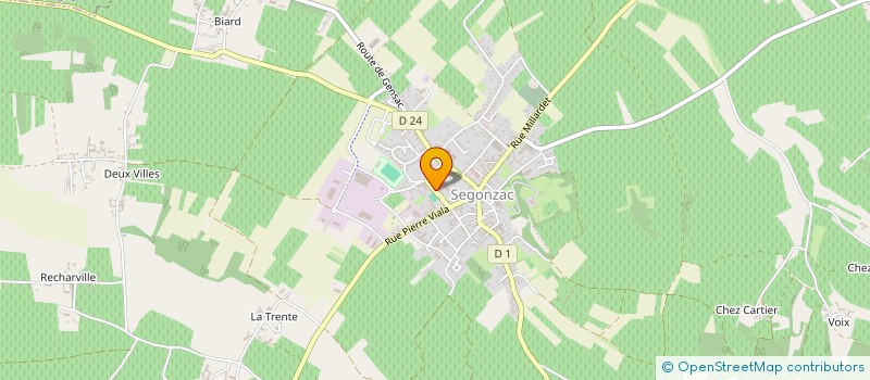 localisation de l'entreprise MONSIEUR DAVID MAILLOCHAUD à SEGONZAC