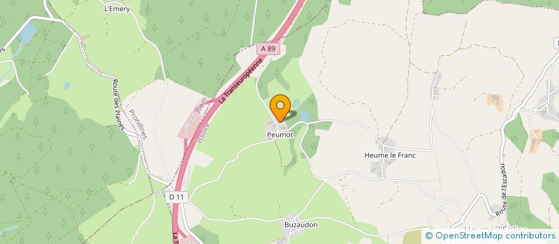 localisation de l'entreprise MONSIEUR DAVID MAILLOT  HEUME-L EGLISE