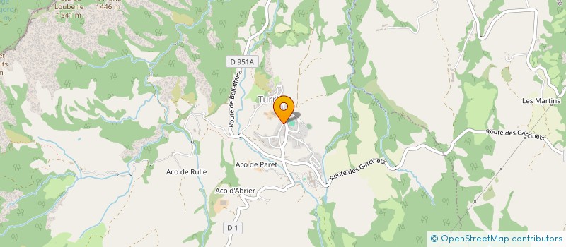 localisation de l'entreprise MONSIEUR DAVID MAILLY  TURRIERS