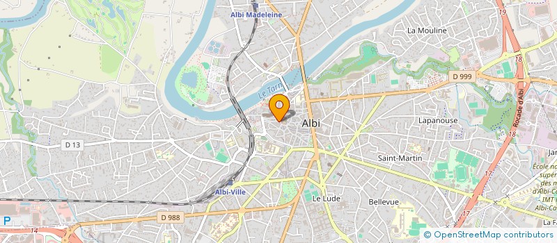 localisation de l'entreprise MONSIEUR DAVID MALATERRE à ALBI