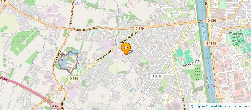 localisation de l'entreprise MONSIEUR DAVID MALBERNARD  LE PASSAGE