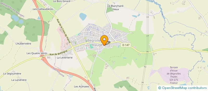 localisation de l'entreprise MONSIEUR DAVID MALINGE  BEGROLLES-EN-MAUGES