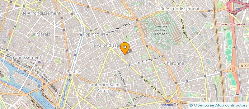 localisation de l'entreprise MONSIEUR DAVID MALINOWSKI  PARIS