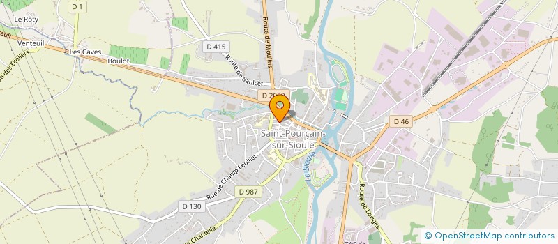 localisation de l'entreprise MONSIEUR DAVID MALJEVAC à SAINT-POURCAIN-SUR-SIOULE